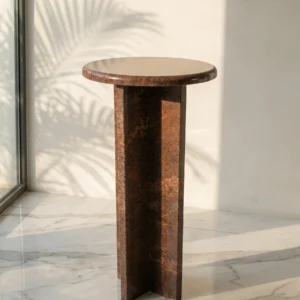 Mesa de Centro Granito Marrom Imperial